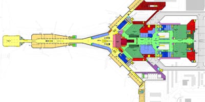 Mapa šeik soda aerodrom kuvajta